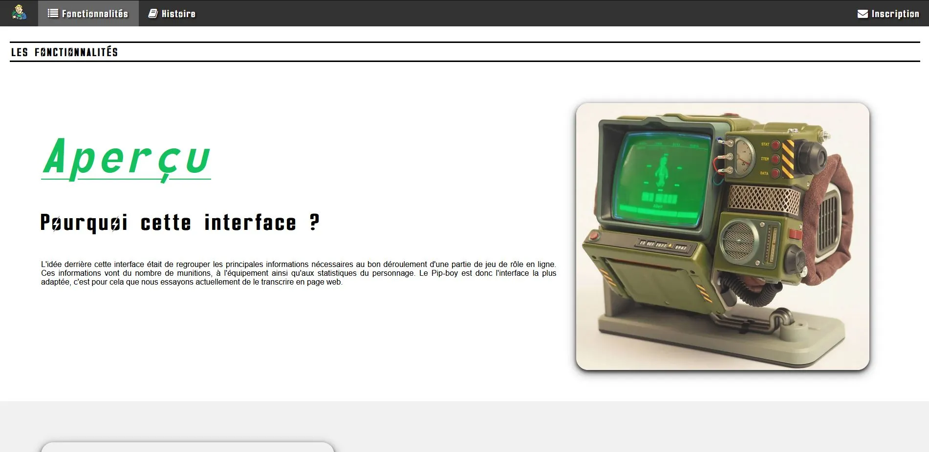 Projet Fallout