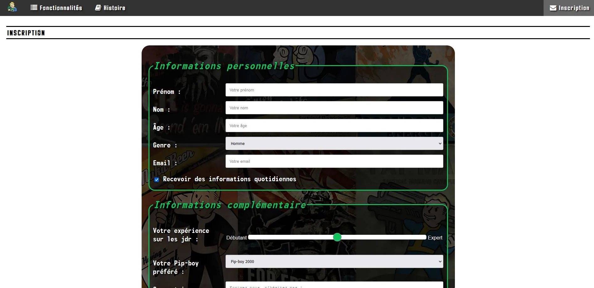 Projet Fallout