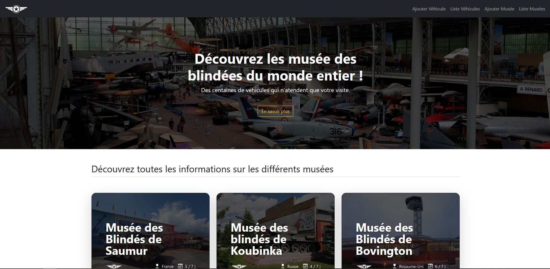 Projet Angular
