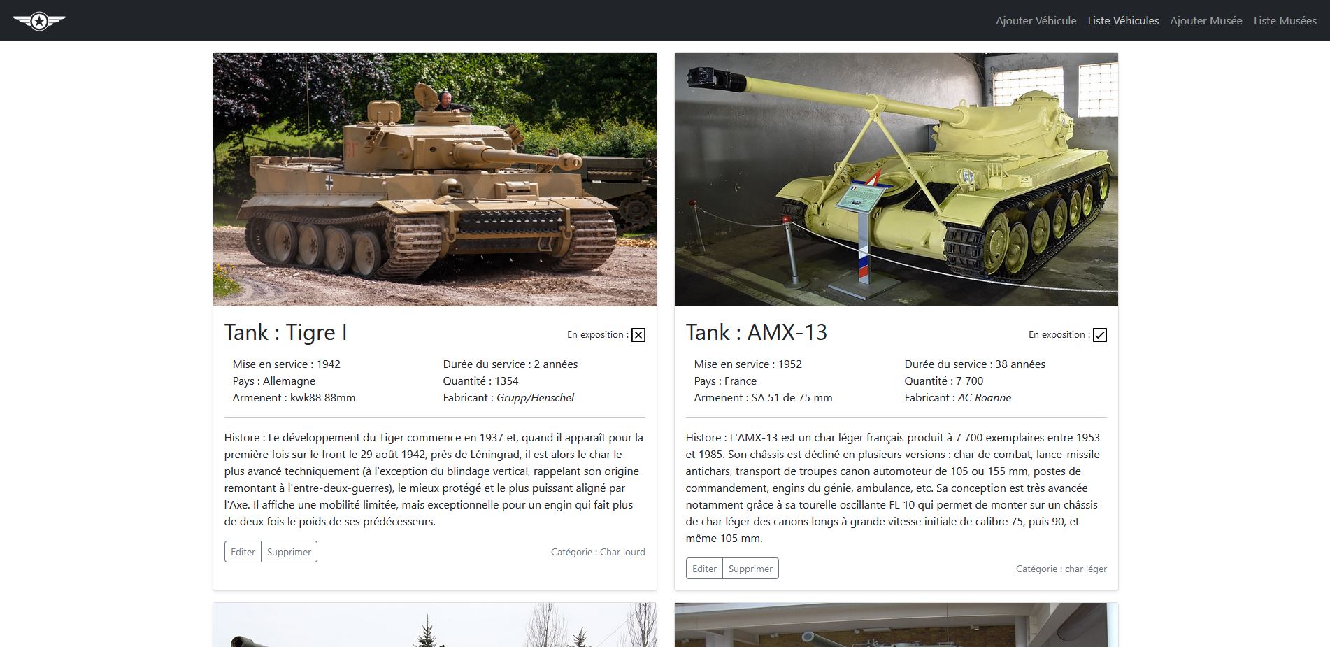 Projet Angular