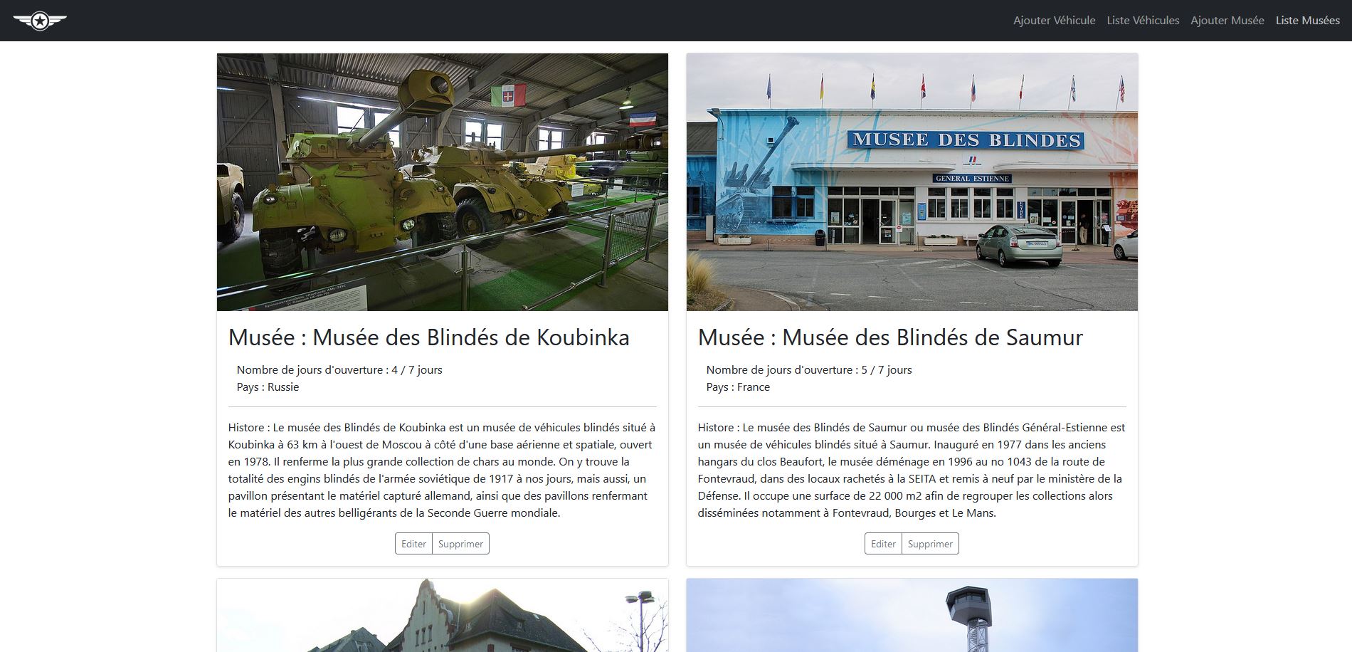 Projet Angular