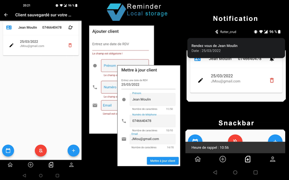 Projet Flutter